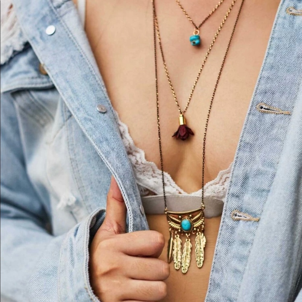 Layered necklace